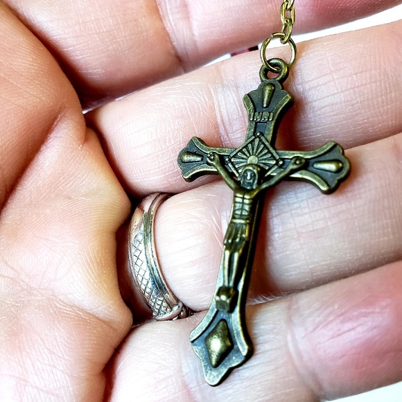 Vintage Catholic Rosary Prayer Necklace - Picture 6 of 6